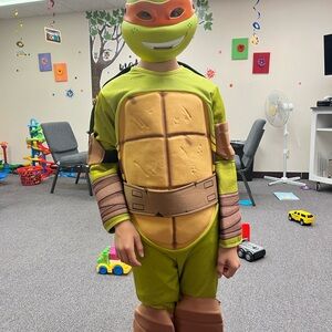 Kids Ninja Turtle Costume - Green and Brown